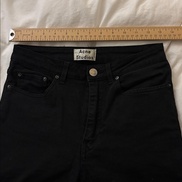 Acne Studios Pin Black denim jeans in size 29/32 - Picture 7 of 7
